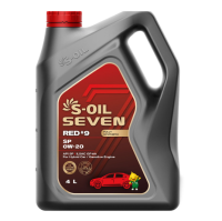 Масло моторное S-OIL 7 RED #9 SP 0W-20 (4л) - E108280