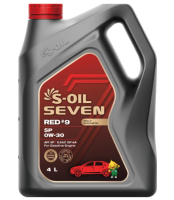Масло моторное S-OIL 7 RED #9 SP 0W-30 (4л)