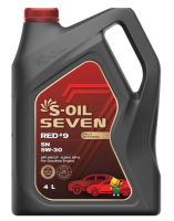 Масло моторное S-OIL 7 RED #9 SN 5W-30 (4л) - E107623