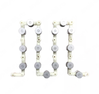 Обводная цепь торца балюстрады поручня 16 пар роликов XO-508 XAA332DS2 Otis