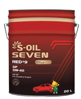 Масло моторное S-OIL 7 RED #9 SP 5W-40 (20л)