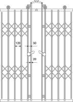 Двери раздвижные двухстворчатые (система боствиг) кабины грузового  обычного лифта пг-287М