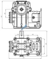 Редуктор рчл-160х40 V=0,71 м/с 1 вал 0471.22.21.000 МЛЗ