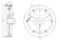 Шкив канатоведущий 650х6х10,5 0501.02.00.020 МЛЗ