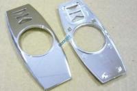 Накладка кнопки закрытия дверей хром, символ слева, OTIS 2000R  FAA396J16