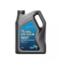 Масло трансмиссионное S-OIL 7 GEAR HD GL-5 75W90 (4л) - E108227