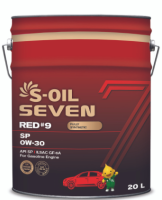 Масло моторное S-OIL 7 RED #9 SP 0W-30 (20л)