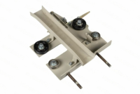 Каретка с трехплечим рычагом левая проем 700мм 0401.03.10.040 ЩЛЗ