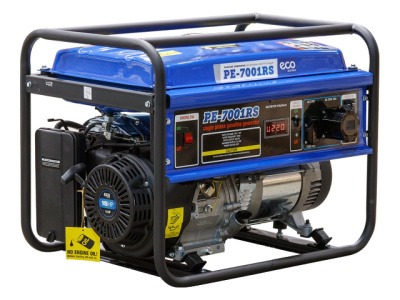 Электрогенератор ECO PE-7001RS (5.5 квт, 230 в, бак 25.0 л, вес 72.2 кг)